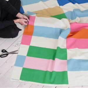 New Ikea Cotton Pre-cut Fabric Multi Colors